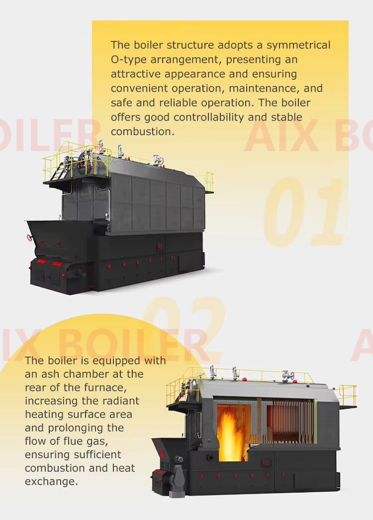 SZL Coal Wood Steam Boiler for Industrial