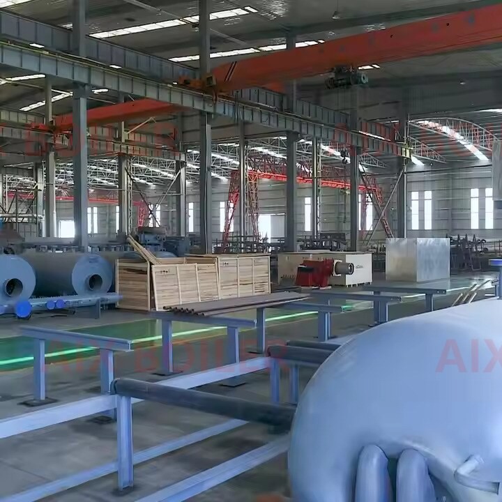 SZS Double-Drum Oil/Gas-Fired Steam Boiler